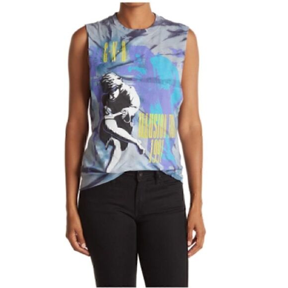 Bravado Tops - NWT G.N.R. 1991 Tour Boyfriend Sleeveless Tee
